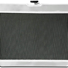 CoolingCare 3 Row Core Aluminum Radiator +Fan Shroud w/Thermostat for 1963-1968 Bel Air/Impala Multiple Chevrolet Models