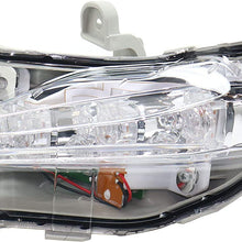 Driving Light Compatible with Toyota Corolla 2017-2018 Driver Side Horizontal Type LE/LE Eco/XLE models-CAPA