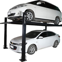 APlusLift HW-8S 8,000LB 4-Post Portable Storage Car Lift Heavy Duty Car Auto Truck Hoist / 12 Months Parts Warranty