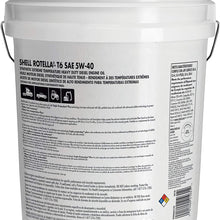 Shell Rotella T6 Full Synthetic 5W-40 Diesel Engine Oil (5-Gallon Pail)