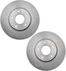 Pair Set 2 Front Coated Disc Brake Rotors For Infiniti Q45 Nissan Quest