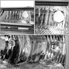4Pcs Chrome Housing Amber Corner Headlight Bumper Lamps Replacement for Chevy Colorado GMC Canyon Isuzu i-Series 04-12