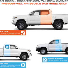 For 2005 2006 Toyota Tundra Double | Crew Cab Black Headlights W/Corner Lights Left + Right Side Pair