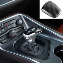 Gear Shift Knob Cover Trim for 2015-2020 Dodge Challenger/Charger, for 2018-2020 Dodge Durango (Carbon Fiber Look)