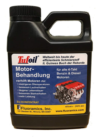 Tufoil Fluoramics for Engines .5 Liter Engine Treatment Bottle