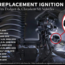 Ignition Coil Pack - Fits Dodge, Chrysler V6 2.5L, 2.7L, 3.5L - Replaces 4606869AA - Fits Dodge Magnum, Dodge Charger, Dodge Nitro, Challenger, Chrysler 300-2006, 2007, 2008, 2009, 2010
