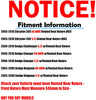 Detroit Axle - (5.7L V8 or AWD V6) Pair (2) Front 345mm Brake Kit Rotors w/Ceramic Pads w/Hardware Replacement for 2009-2018 Dodge Challenger - [2006-2018 Charger] - 2005-2008 Magnum - [2005-2018 300]
