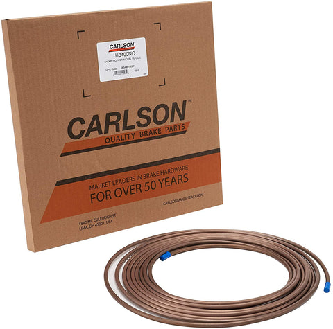 Carlson Quality Brake Lines H8400NC 25' Nickel Copper Brake Line Coil 1/4