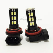 Mega Racer Pack of 2 H11 Bright Chip LED 30-SMD (FOG LAMP) Super White 6000K Headlight Bulb 12V Replace Xenon Light US