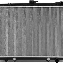 DNA Motoring OEM-RA-145 145 Factory Style Aluminum Cooling Radiator Replacement