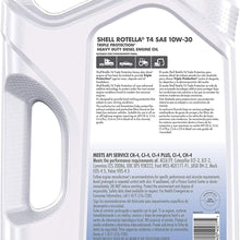 Shell Rotella T4 Triple Protection Conventional 10W-30 Diesel Engine Oil (1-Gallon, Case of 3)