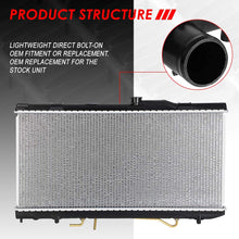 1174 Factory Style Aluminum Cooling Radiator Replacement for 90-93 Toyota Celica GT/GTS All Trac AT