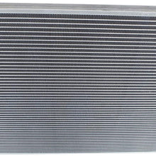 A/C Condenser Compatible with 2003-2005 Lincoln Aviator Aluminum Core