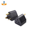 Cable Matters 2-Pack 3 Prong 30 Amp to 15 Amp RV Adapter, 30 AMP RV Plug (NEMA TT-30P to 5-15R)