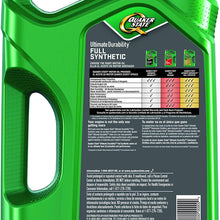 Quaker State 550046181-3PK Ultimate Durability Full Synthetic 0W-20 Motor Oil (SN/GF5 2016), 5 Quart, 3 Pack