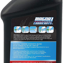 MAGNA1 Marine Synthetic Blend FC-W CAT 10W-30 - Quart (3)
