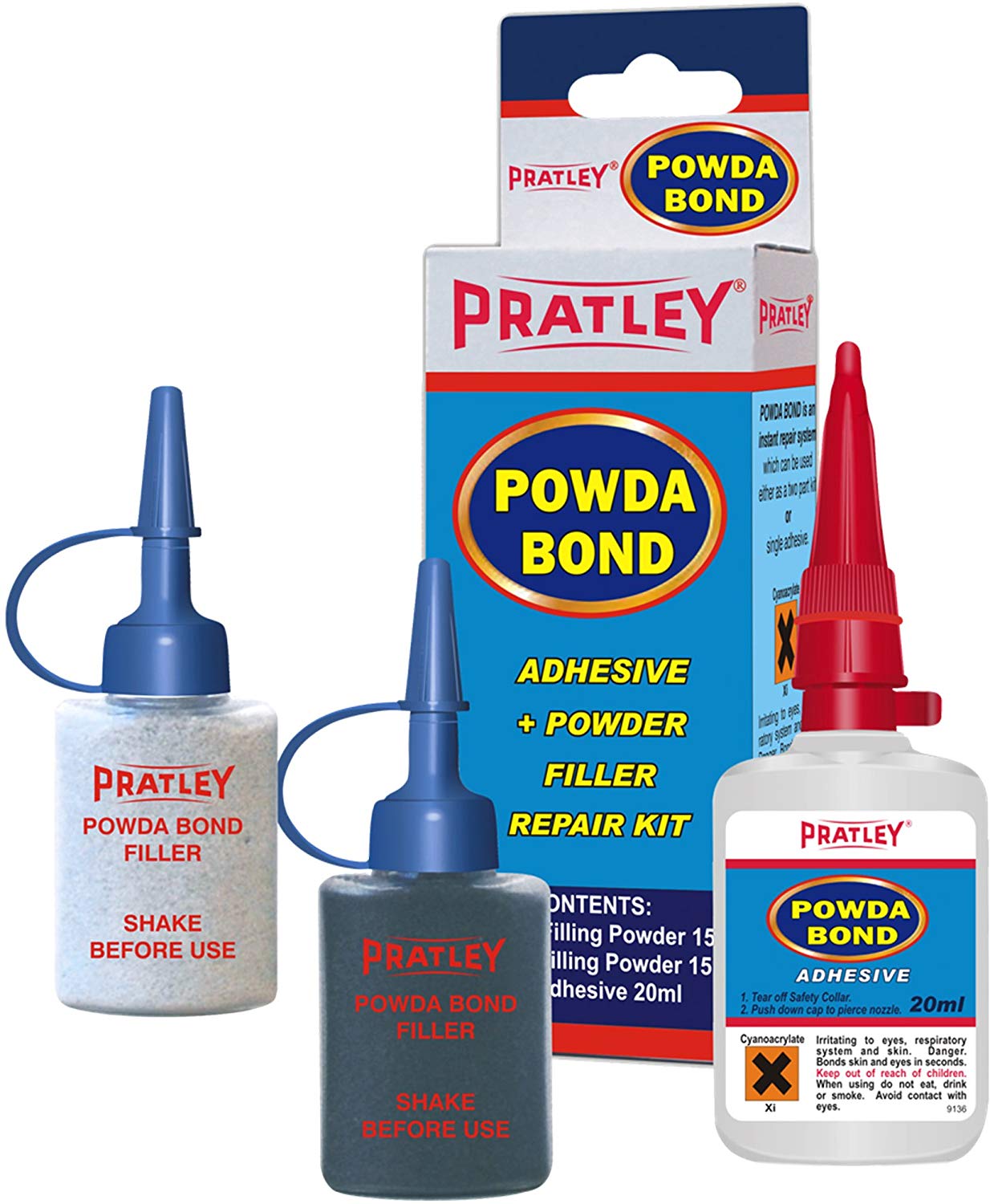 Pratley Powda Bond Adhesive Powder Filler Repair Kit