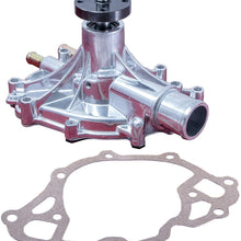 Top Street Performance HC8054P Polished Finish High Volume Water Pump with Reverse Rotation