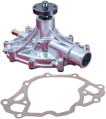 Top Street Performance HC8054P Polished Finish High Volume Water Pump with Reverse Rotation