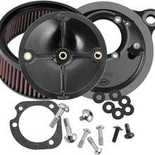 S&S Cycle Stealth Air Cleaner Kits for Stock Fuel Systems 91-13 Stock Sportster CV/EIF