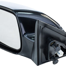 Driver Side Mirror for Toyota Camry (2007 2008 2009 2010 2011) Power Adjusting Unpainted Left Non-Heated Non-Folding Outside Rear View Replacement Door Mirror - TO1320215