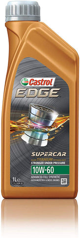 Castrol 12064 EDGE SUPERCAR 10W-60 Advanced Full Synthetic Motor Oil, 1 L
