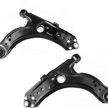 ADIGARAUTO K620717 K620718 2PCS FRONT LOWER Control Arm and Ball Joint Assembly Compatible With Volkswagen Beetle 1998-2010 Volkswagen Golf Jetta 1999-2004