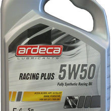 Ardeca Racing Plus5w-50 Fully Synthetic Motor Oil 3 x5 Liter CASE Made in BELGIUM