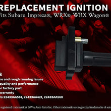 Ignition Coil Pack - Compatible with Subaru Impreza WRX, WRX Wagon - Replaces 22433AA421-2002, 2003, 2004, 2005 models