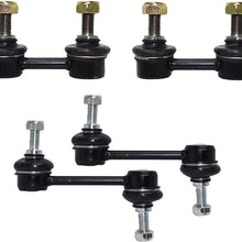 PartsW 4 Pc Suspension Kit 2 Front & 2 Rear Sway Bar End Links for Chevrolet and GEO Prizm, Toyota Celica and Corrolla