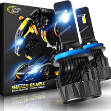Cougar Motor X-Small H11 H8 H9 LED Headlight Bulb, 10000Lm 6500K All-in-One Conversion Kit - Cool White CREE