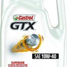 Castrol 03094 GTX 10W-40 Motor Oil, 5 Quart