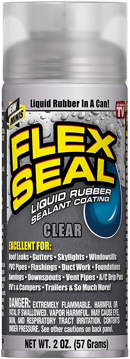 Flex Seal 8 (Clear) Mini Liquid Rubber Sealant Coating