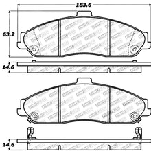StopTech 309.07310 Street Performance Front Brake Pad