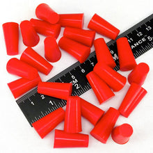 25 Piece 3/8" X 9/16" High Temp Silicone Rubber Tapered Plug Kit Powder Coating Custom Painting Supplies
