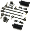 12 Pc Complete Suspension Kit Inner & Outer Tie Rod Ends Lower Ball Joints Bellow Boots, Sway Bar End Links