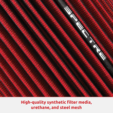 Spectre Universal Clamp-On Air Filter: High Performance, Washable Filter: Round Tapered; 6 in (152 mm) Flange ID; 5.719 in (145 mm) Height; 7.219 in (183 mm) Base; 3.906 in (99 mm) Top, SPE-HPR9606
