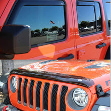Wade in-Channel Wind Deflectors Jeep JL Wrangler 2018-2020
