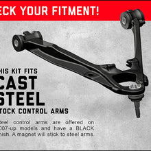 Rough Country Forged Upper Control Arms Fits 2007-2016 [ Chevy ] Silverado [ GMC ] Sierra 1500 Stock Cast Steel 19401