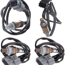 ECCPP Oxygen Sensor 234-4776 234-4328 234-3111 2 Upstream and 2 Downstream for 2001-2002 Infiniti I30 Base T Sedan 4-Door 3.0L 2001 Nissan Maxima GLE/GXE/SE/SE 3.0L