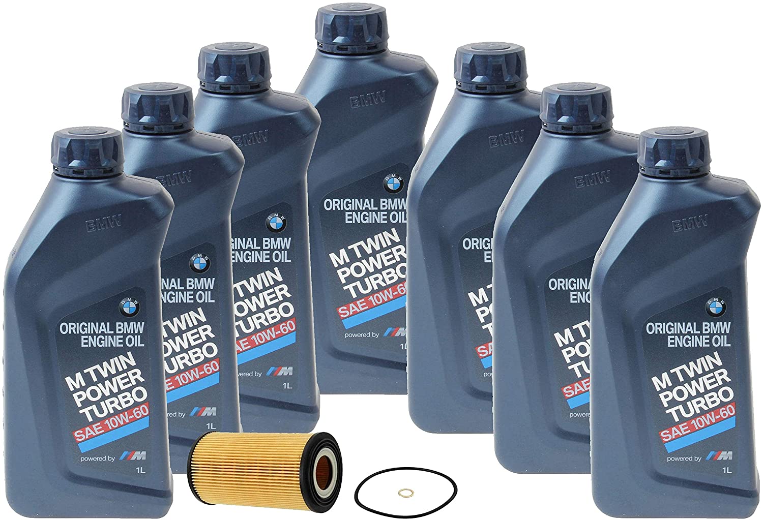 Genuine 10W-60 7 Liter Oil Change Kit For BMW E39 M5 S62 Engine 00-03