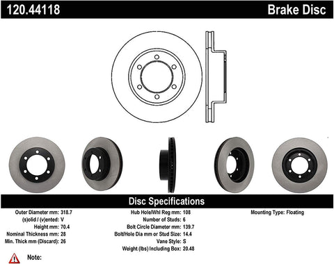 Stoptech 120.44118 Auto Part
