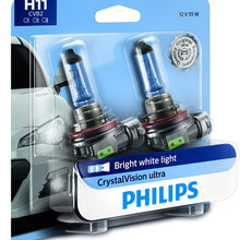 Philips H11 Vision Upgrade Headlight Bulb with up to 30% More Vision, 2 Pack,12362PRB2