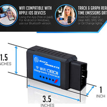 Bafx Products Wireless WiFi OBD2 / OBDII Code Reader & Scanner for iOS Devices (iPhone, iPad) Read & Clear Your Check Engine Light & More!