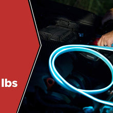 Road Power 84696616 6 Gauge, 16' Blue Booster Cables with Exclusive Road Glow Technology