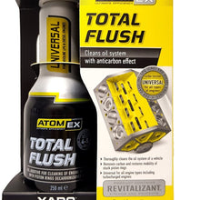 XADO Engine Oil System Cleaner with Anti-Carbon Effect - Removes Contamination & Engine Sludge - ATOMEX Total Flush Revitalizant (Bottle, 250ml)