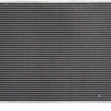 UVIAPW All Aluminum Condenser 1 Row Compatible With 2001-2006 Le.xus LS430 4.3L V8