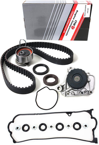NEW ITM312WPVC (104 teeth) Timing Belt Seals Kit, Water Pump, & Valve Cover Gasket Set for 01-05 Honda Civic 1.7L D17A