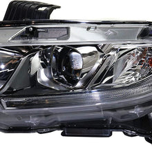 Headlight Assembly Compatible with 2016-2019 Honda Civic Halogen Coupe Hatchback Sedan CAPA Driver Side