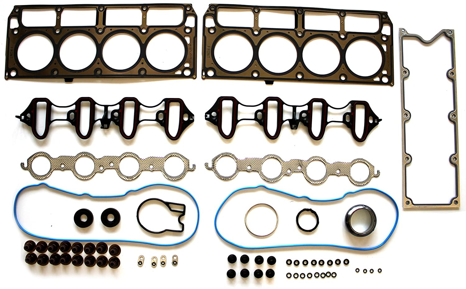 SCITOO Compatible with Head Gasket Set Fits 2002-2011 4.8L 5.3L for GMC for Chevrolet for Cadillac for Isuzu V8 OHV VIN T V Z M